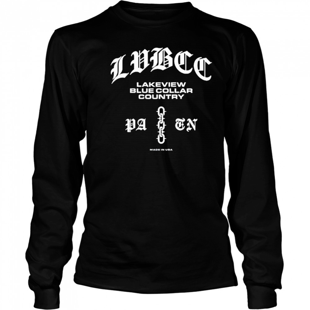 Lakeview Blue Collar Country T-Shirt Long Sleeved