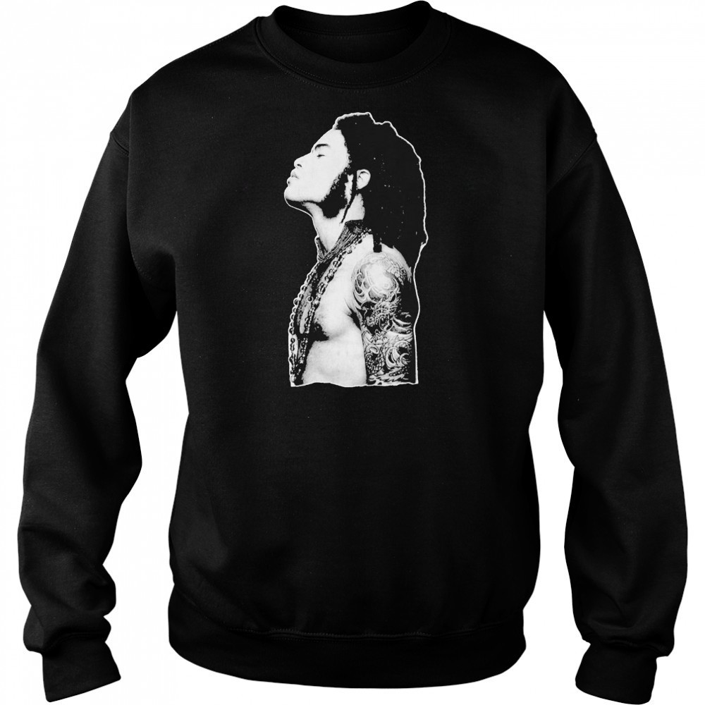 Lenny Kravitz Profile Outline T-shirt Hoodie