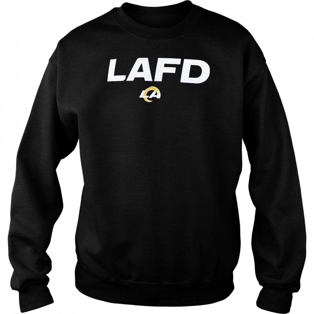 Los Angeles Rams LAFD T-Shirt Hoodie