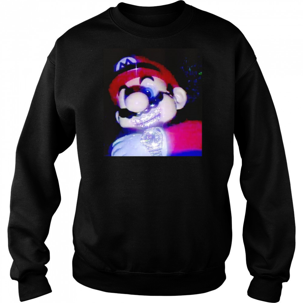Mario mushrooms bust down shirt Hoodie