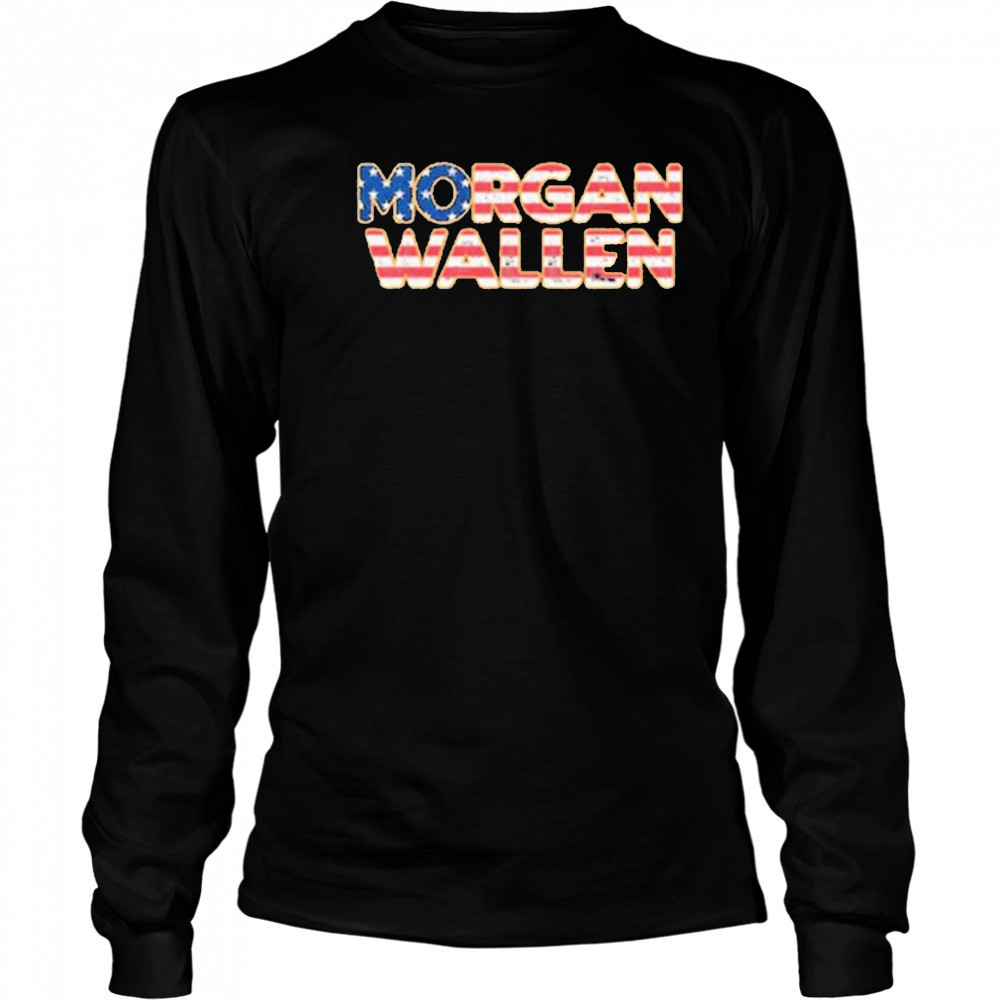 Morgan Wallen Flag T-Shirt Long Sleeved