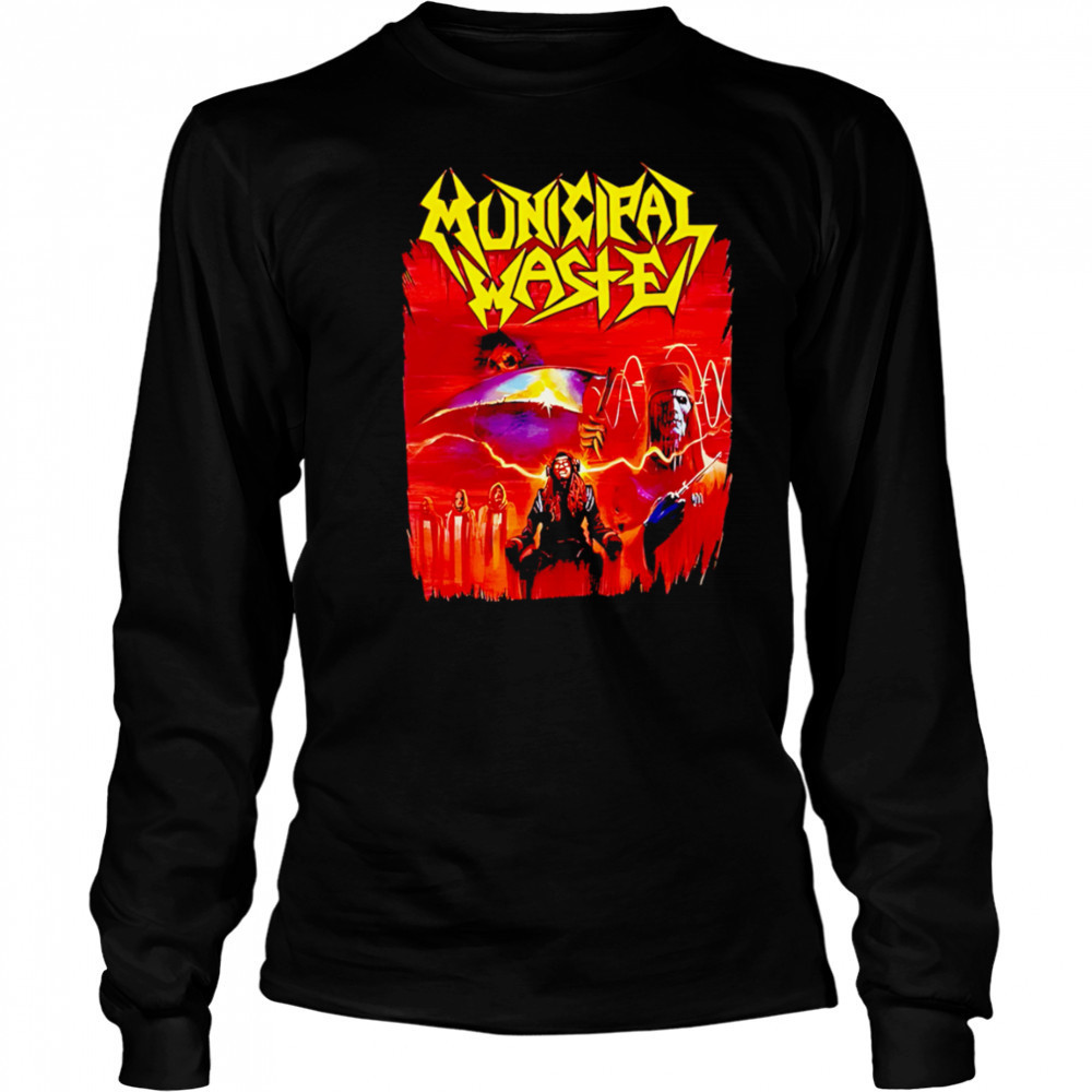 Municipal Waste graphic shirt Long Sleeved