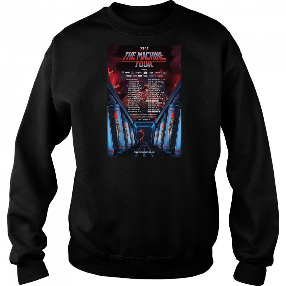 The Machine Tour 2025 RIOT Poster T-Shirt Hoodie
