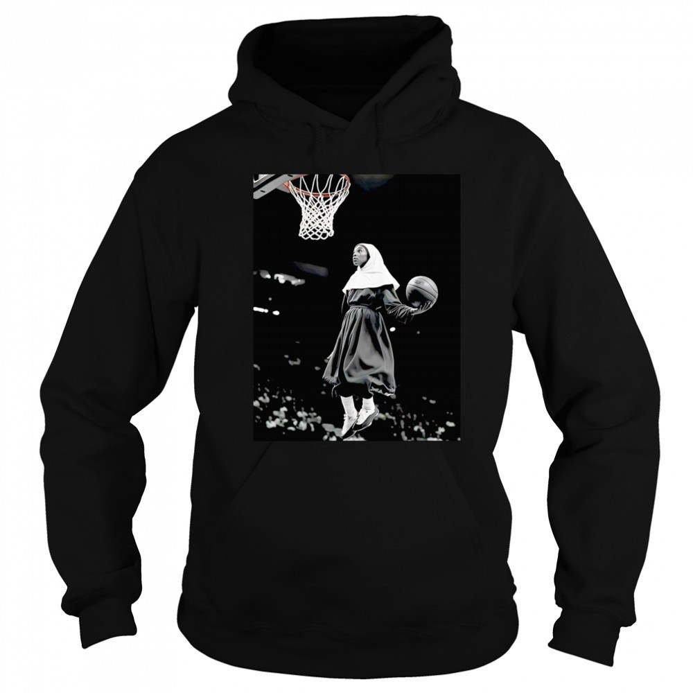 The nun dunking basketball shirt Sweatshirt