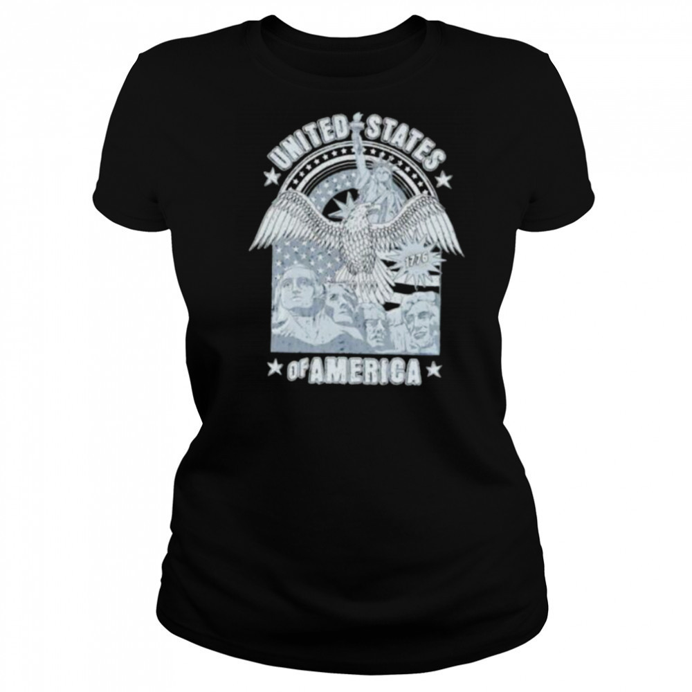 United States of America Mount Rushmore Eagles Liberty shirt Women's T-shirt