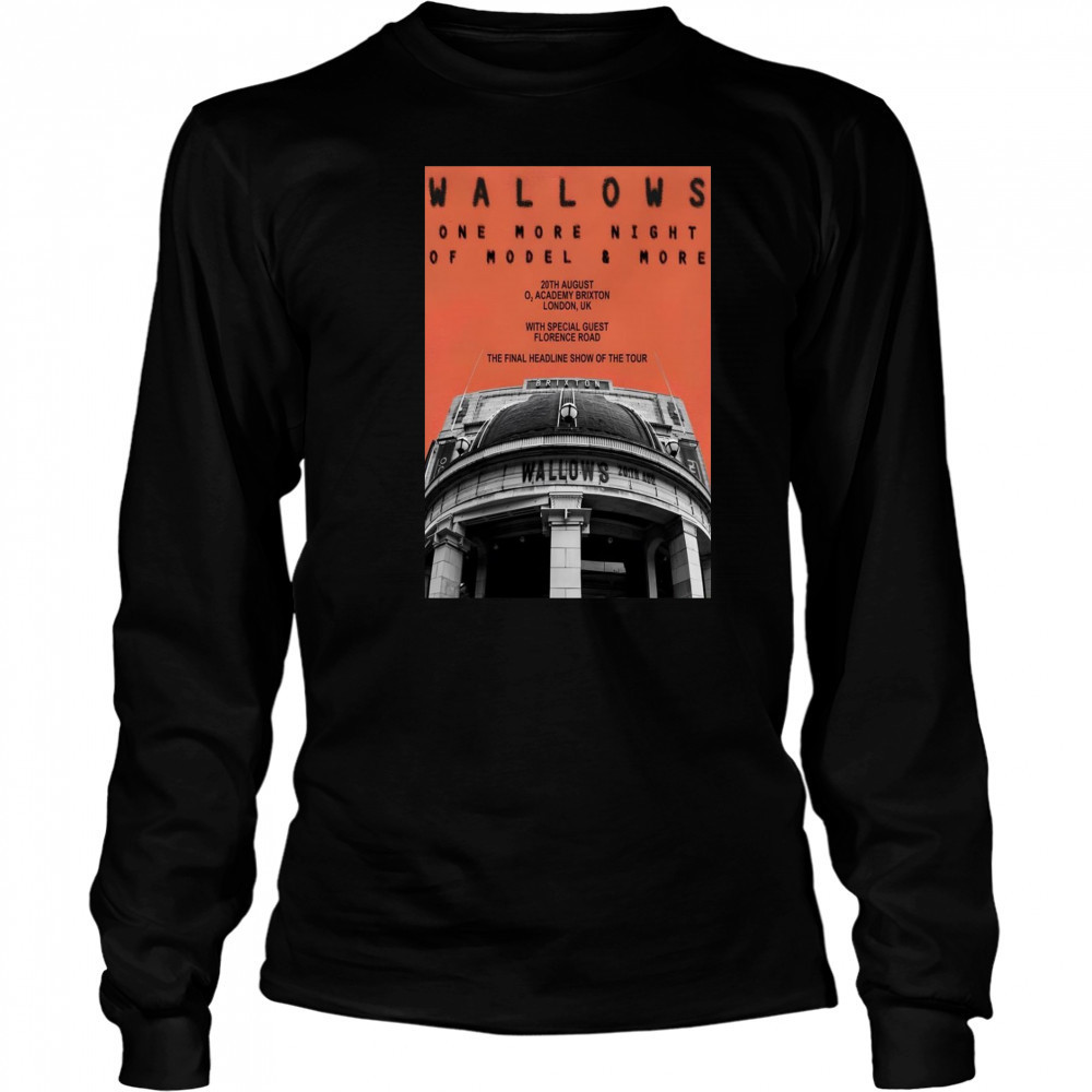 Wallows London August 20 2025 Tour Poster T-Shirt Long Sleeved