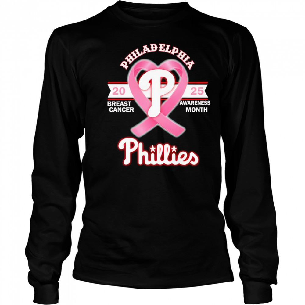 2025 Breast Cancer Awareness Month Philadelphia Phillies shirt Long Sleeved