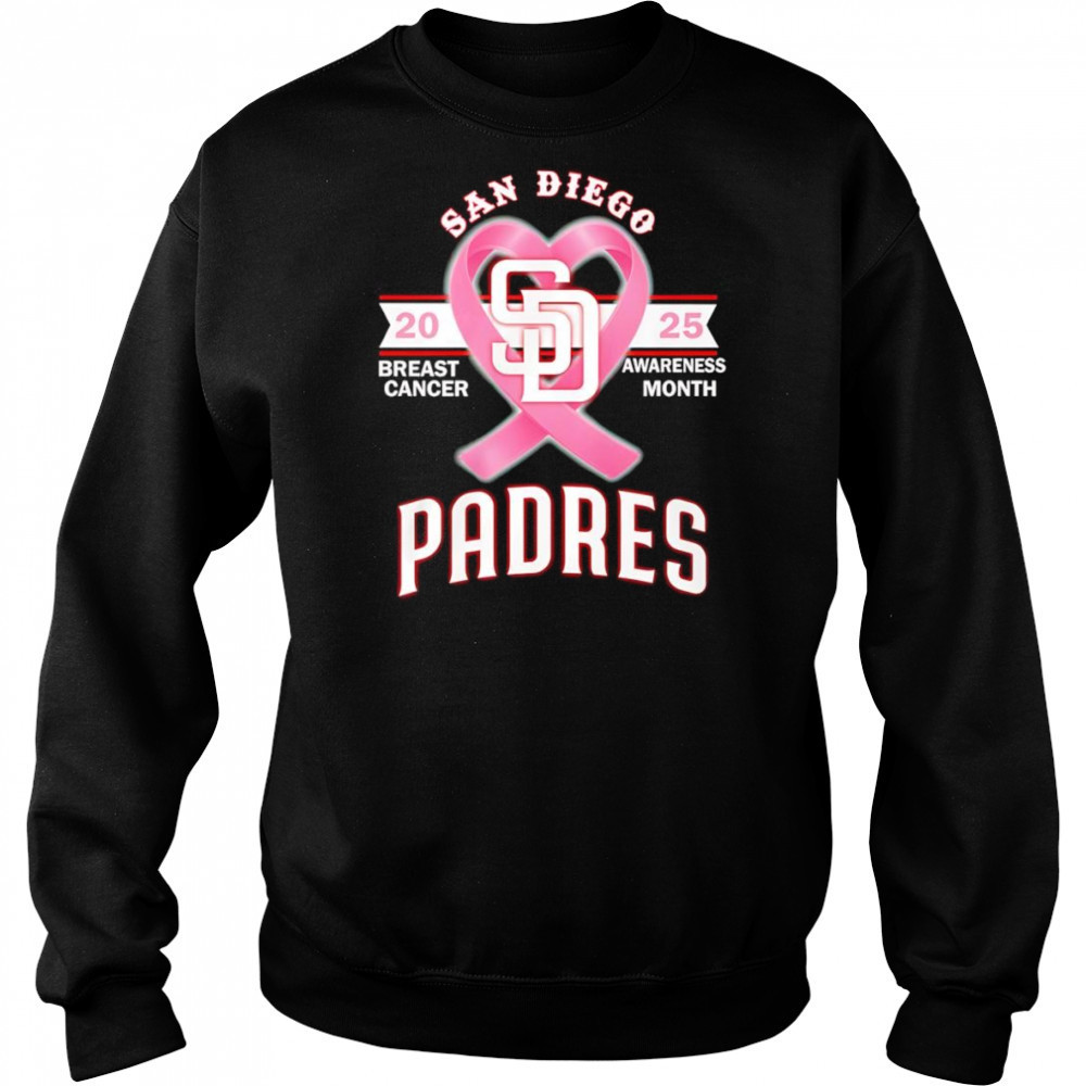 2025 Breast Cancer Awareness Month San Diego Padres shirt Hoodie