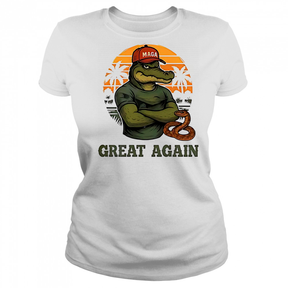Alligator Alcatraz great again shirt Women's T-shirt