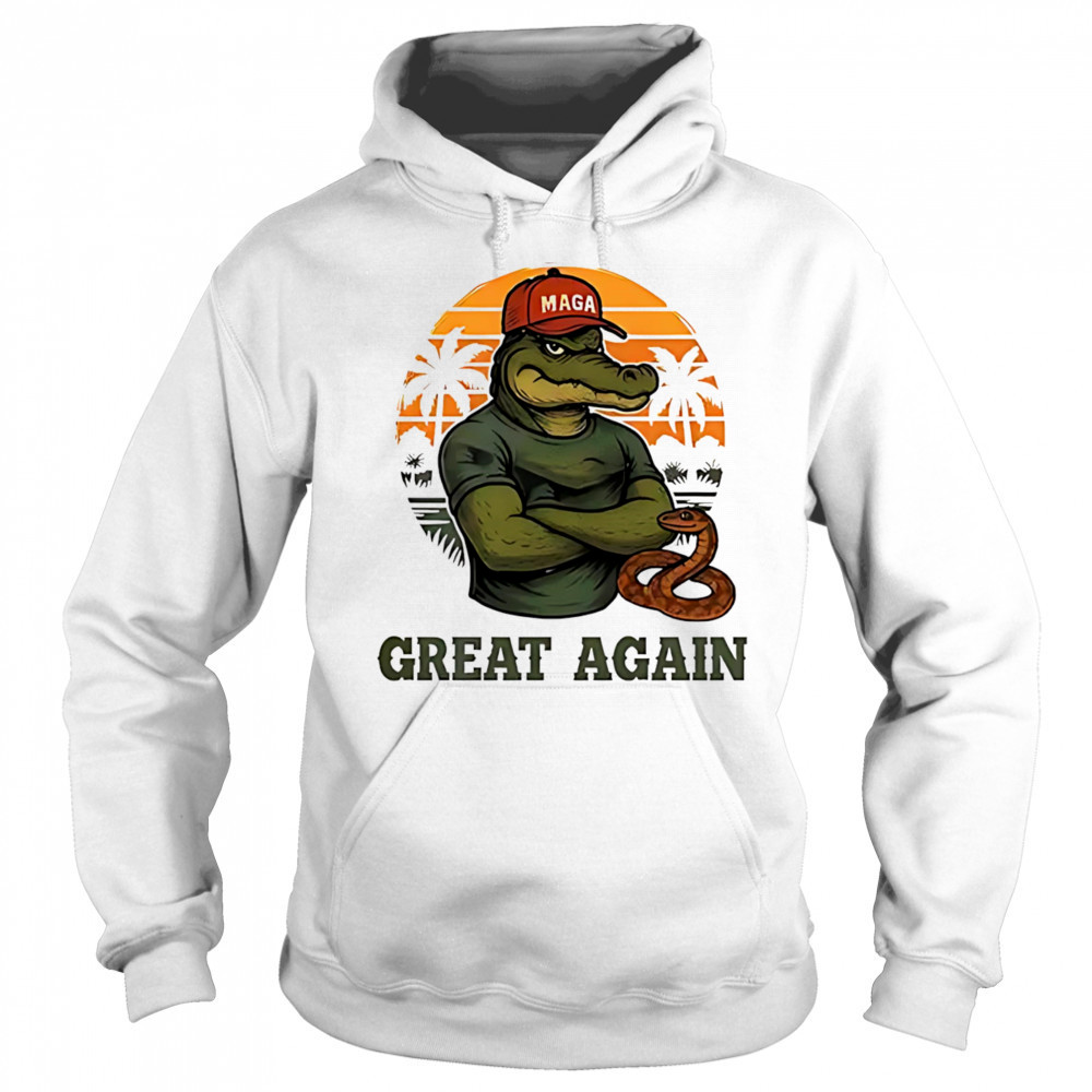 Alligator Alcatraz great again shirt Sweatshirt