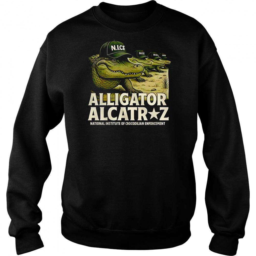 Alligator Alcatraz National institute of crocodilian enforcement shirt Hoodie