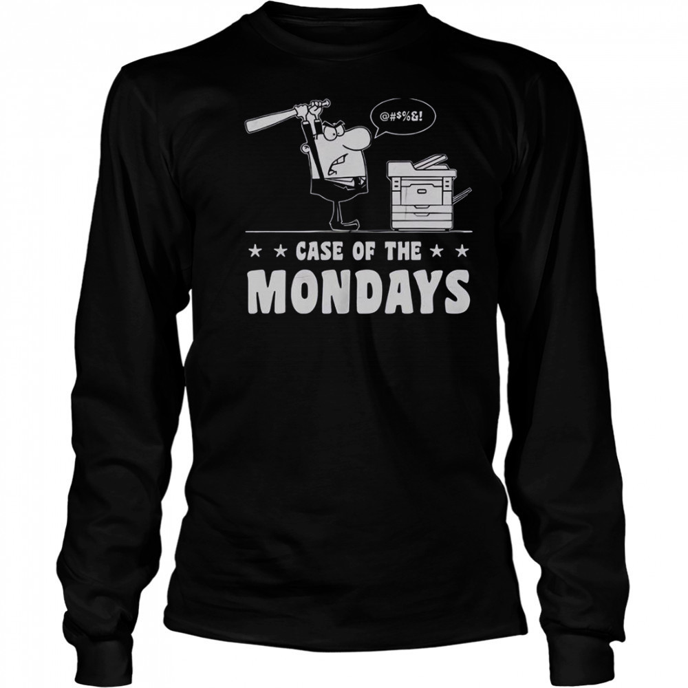 Angry Businessman Case Of The Mondays T-Shirt Long Sleeved