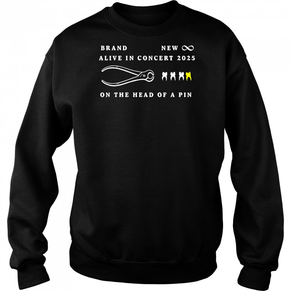 Brand new alive in concert 2025 on the head of a pin shirt Hoodie