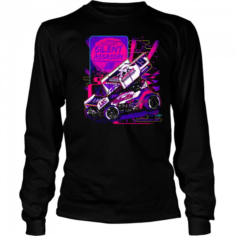 Brent Marks Silent Assassin Sprint Car Racing Tribute shirt Long Sleeved