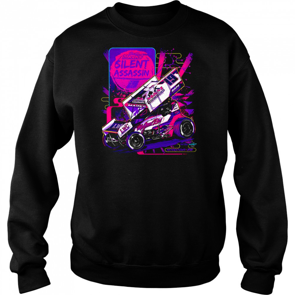 Brent Marks Silent Assassin Sprint Car Racing Tribute shirt Hoodie