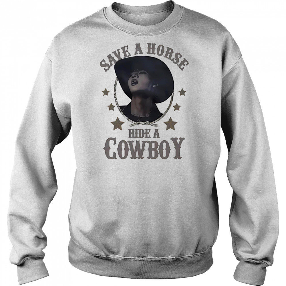 BTS Jin save a horse ride a cowboy shirt Hoodie