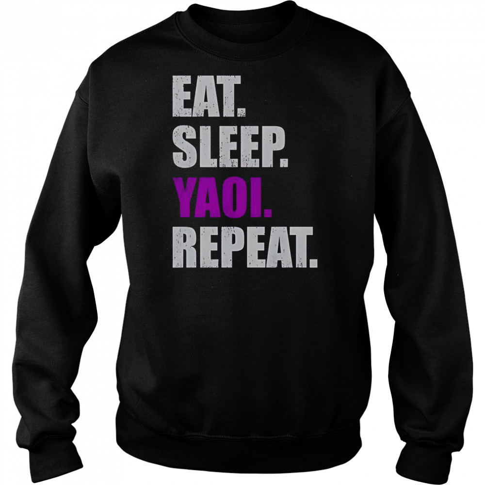 Eat Sleep Yaoi Repeat 2025 T-Shirt Hoodie