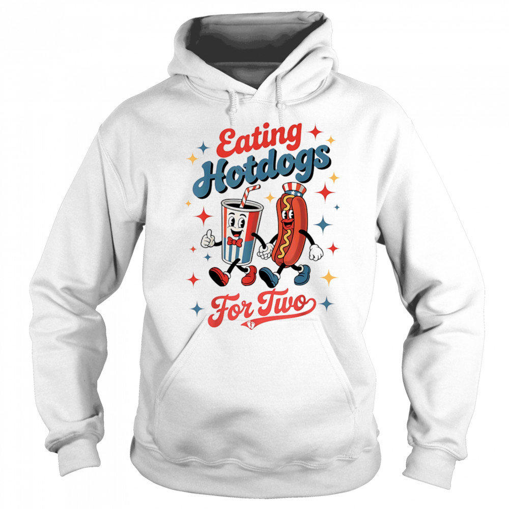 Eating hotdogs for two shirt Sweatshirt