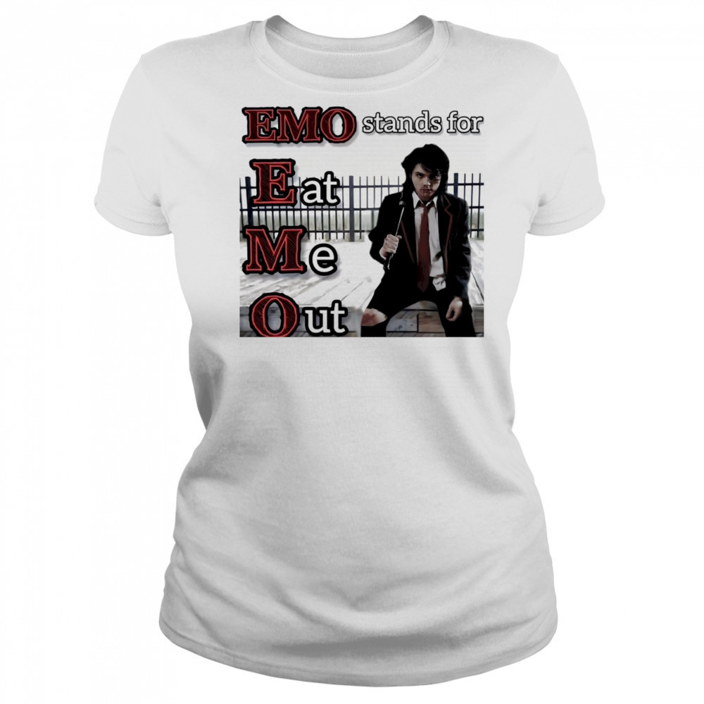 Emo stands for eat me out shirt Women's T-shirt
