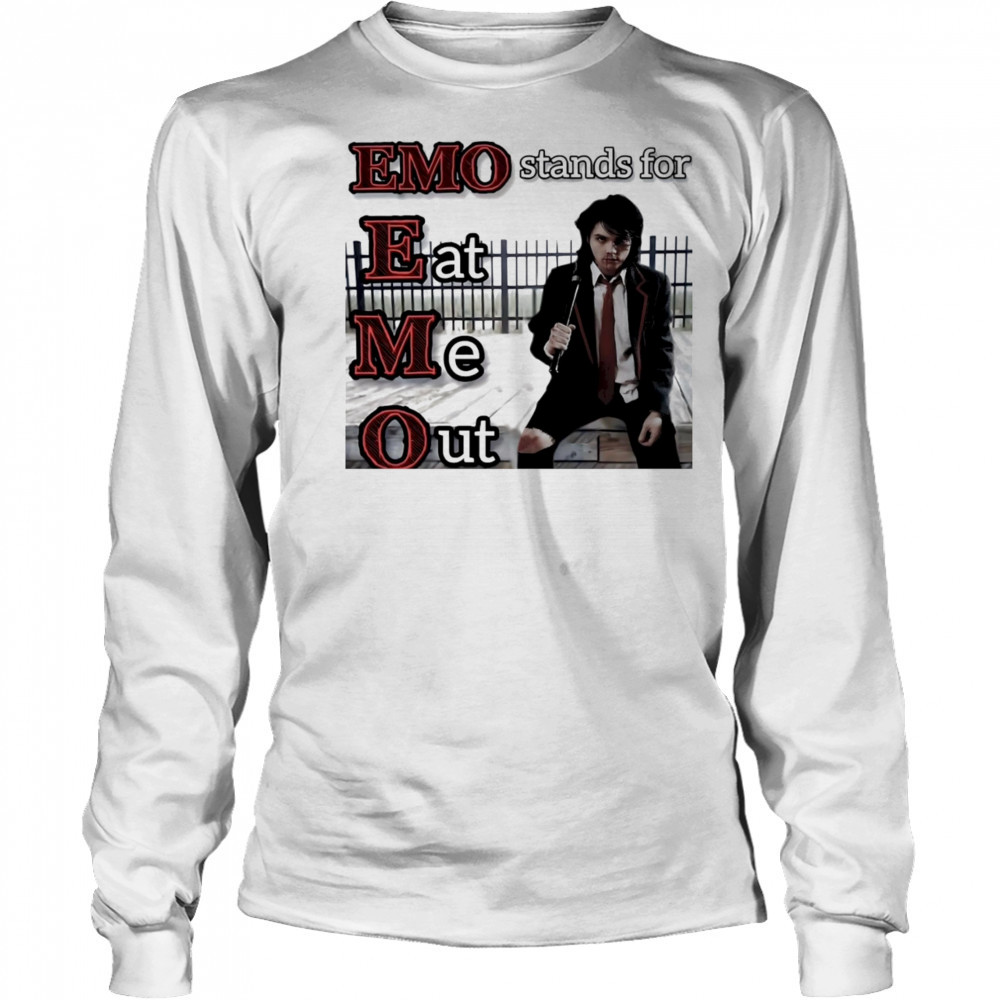 Emo stands for eat me out shirt Long Sleeved