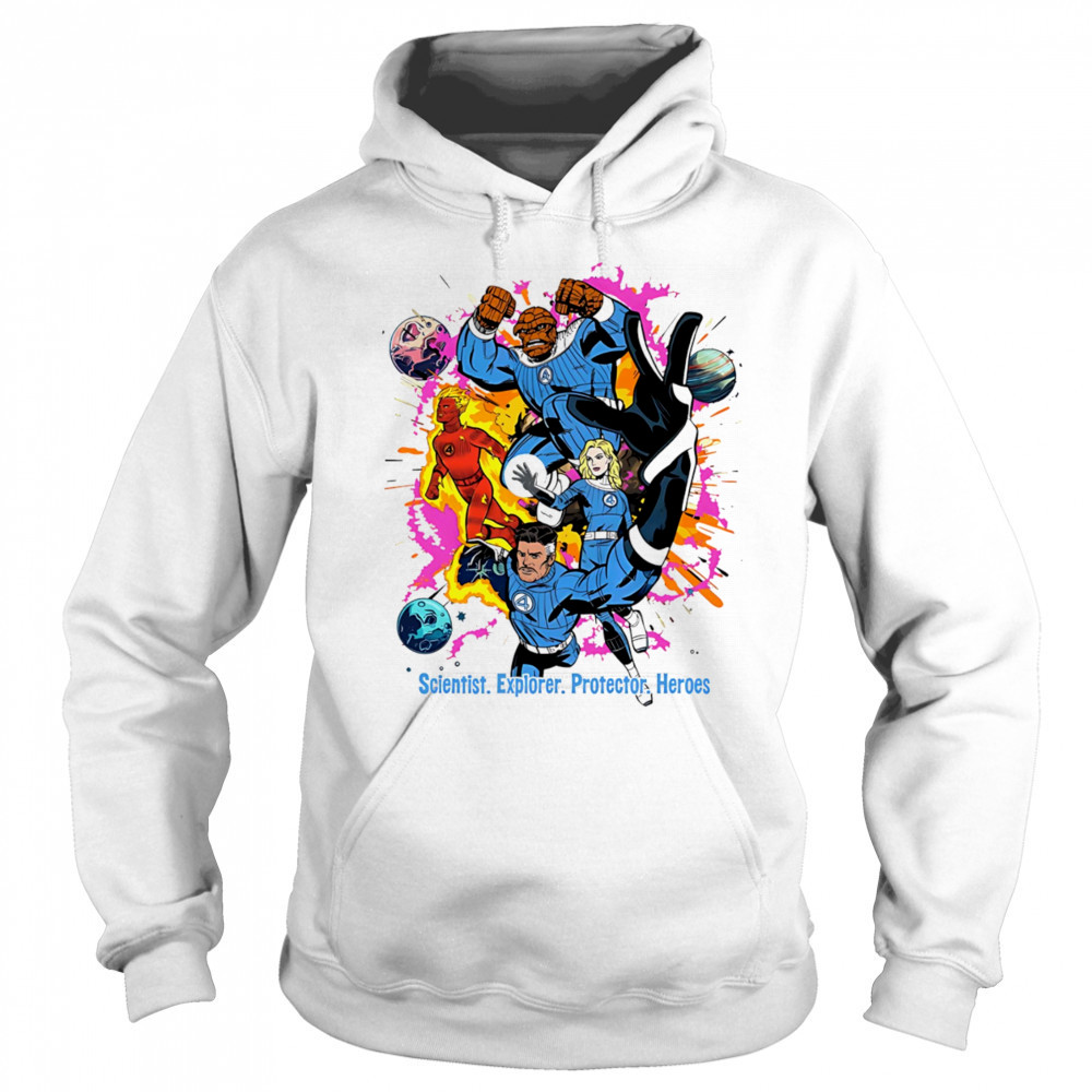 Fantastic 4 scientist explorer protector heroes shirt Sweatshirt