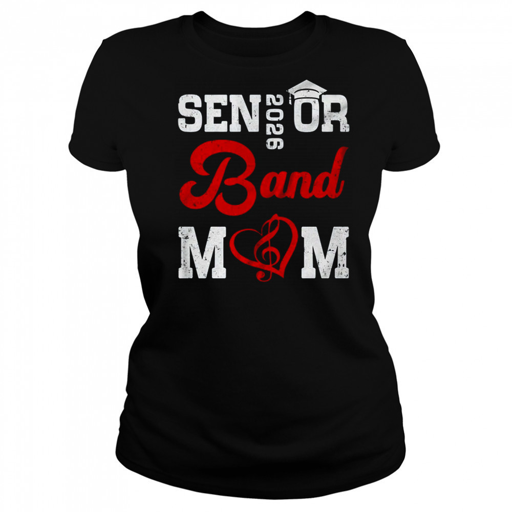 Graduation For Horn Player Senior 2026 Marching Band Mom shirt Women's T-shirt