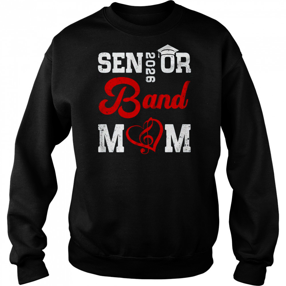 Graduation For Horn Player Senior 2026 Marching Band Mom shirt Hoodie