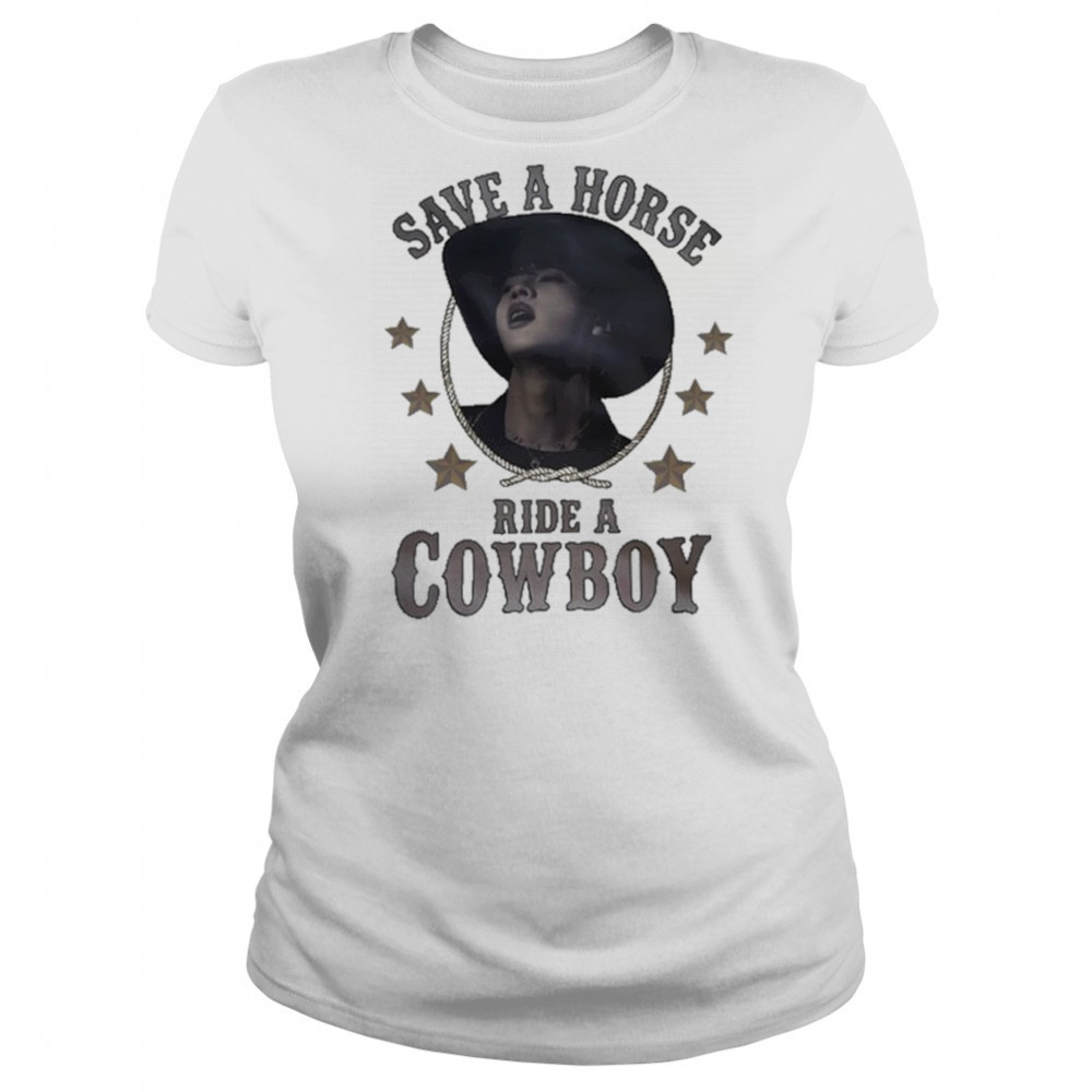 IJBOL Save A Hores Ride A Cowboy Shirt Women's T-shirt
