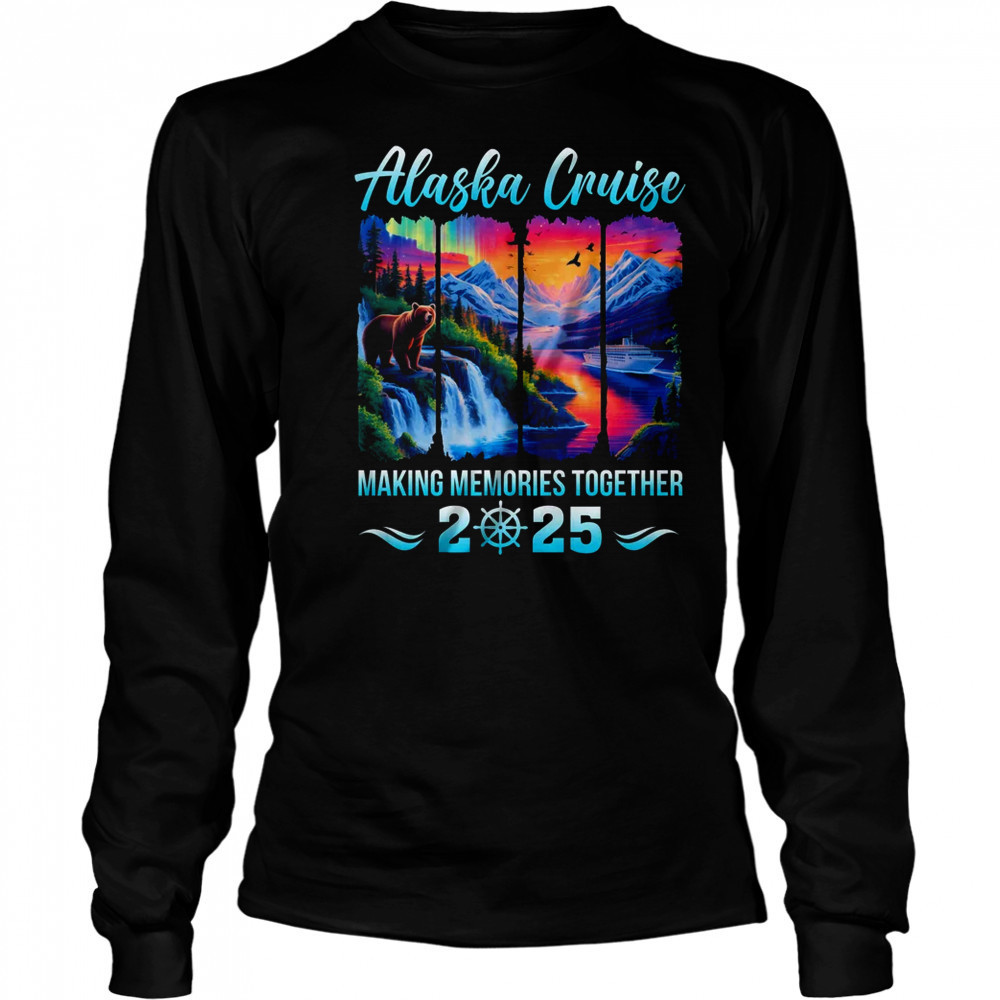 Matching Family Friends Group Alaskan Alaska Cruise 2025 shirt Long Sleeved