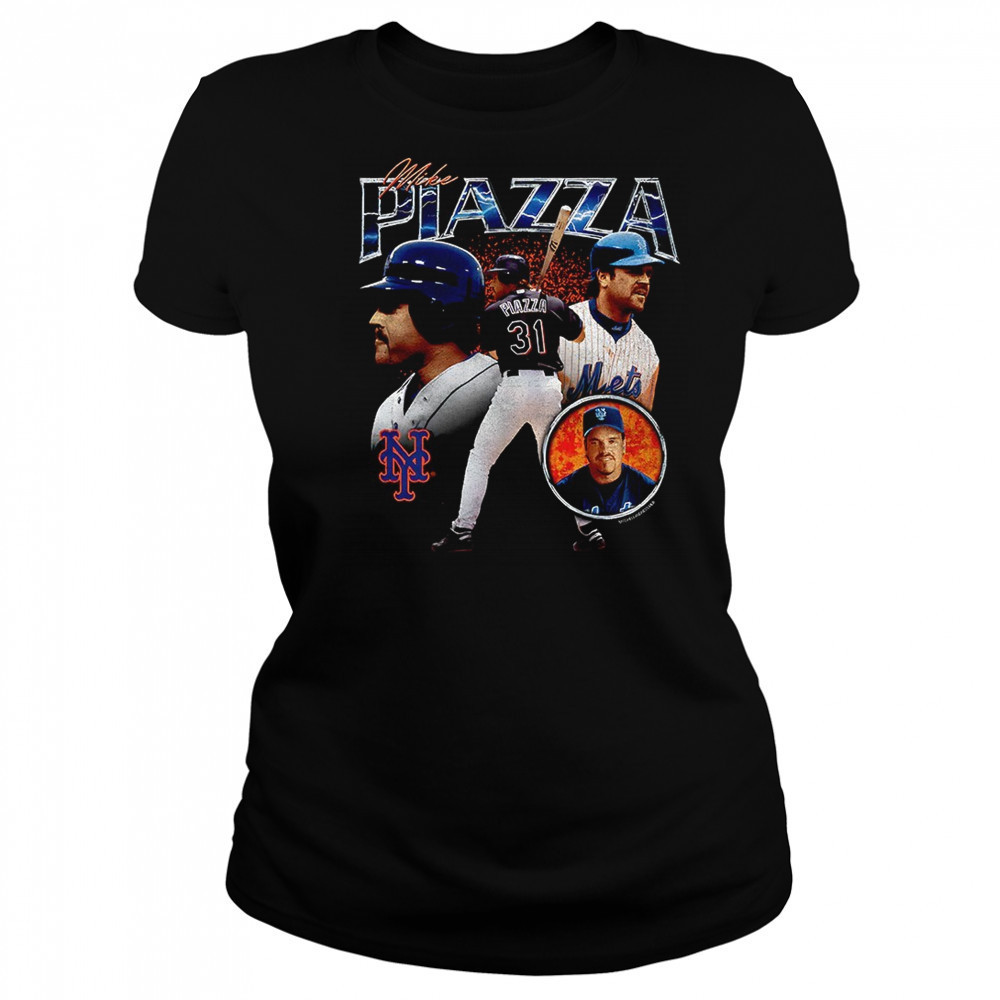 Mike Piazza New York Mets 2000 Subway Series 25th Anniversary Power shirt Women's T-shirt