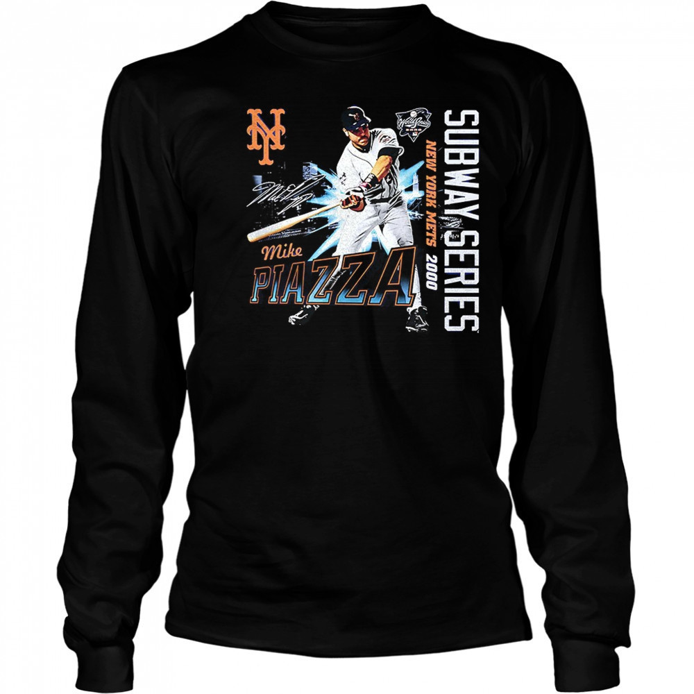 Mike Piazza New York Mets 2000 Subway Series 25th Anniversary shirt Long Sleeved