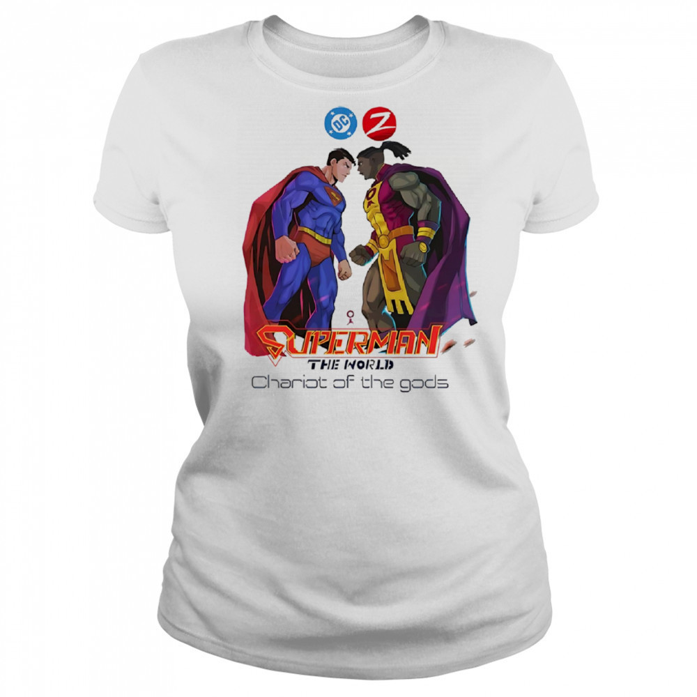 Superman The World on Zebra Comics shirt Women's T-shirt