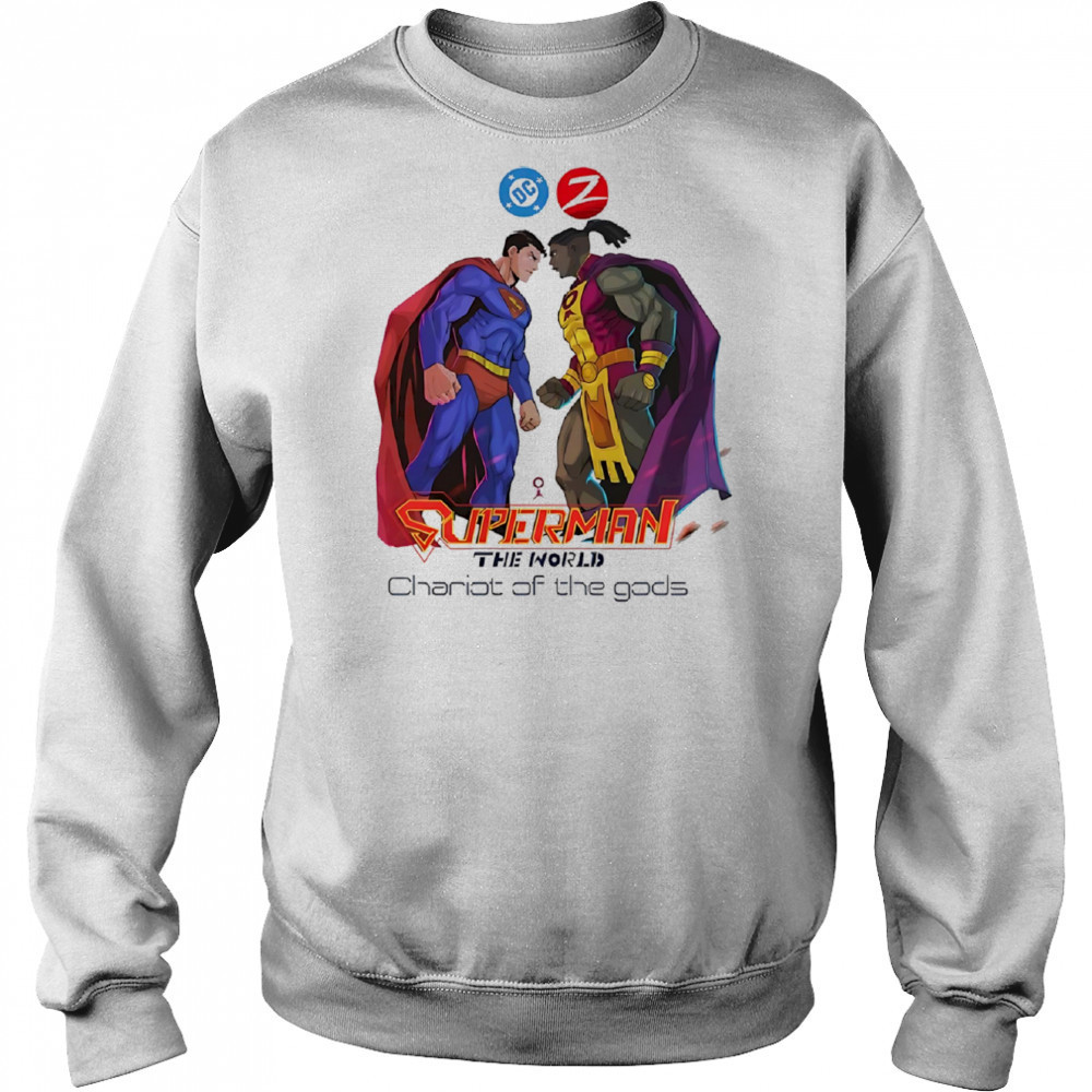 Superman The World on Zebra Comics shirt Hoodie