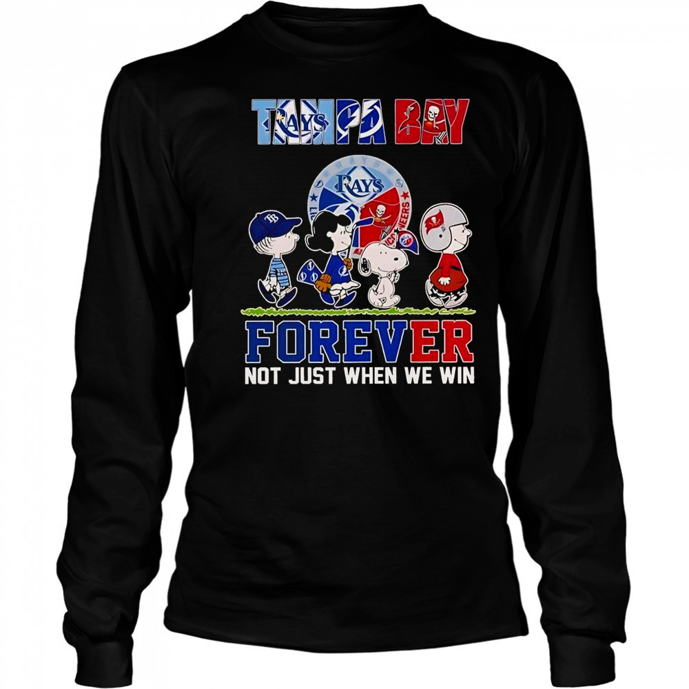 Tampa Bay Rays X Tampa Bay Lightning X Tampa Bay Buccaneers T-Shirt Long Sleeved