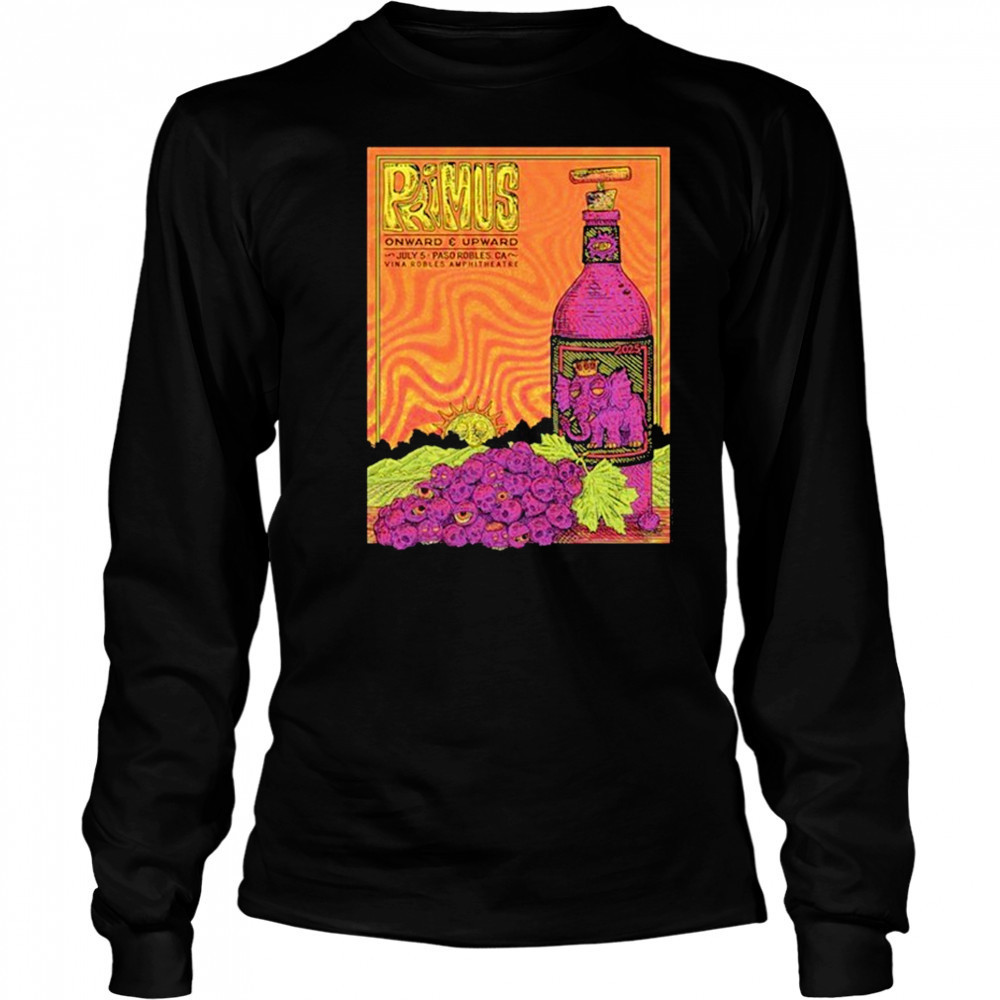 Tour 2025 Vina Robles Amphitheatre in Paso Robles CA Primus Shirt Long Sleeved