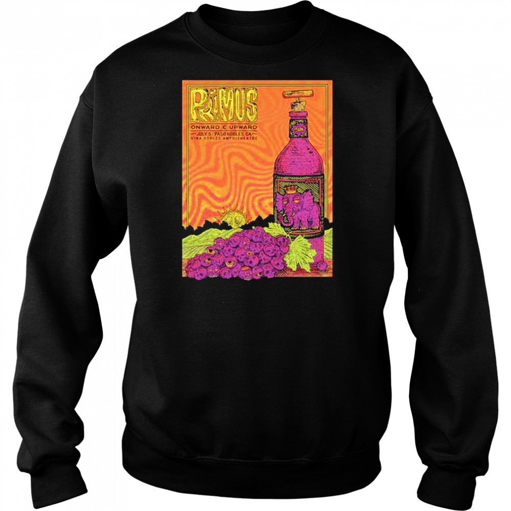Tour 2025 Vina Robles Amphitheatre in Paso Robles CA Primus Shirt Hoodie