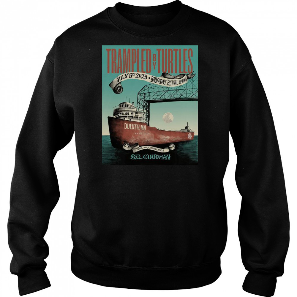 Trampled By Turtles Duluth MN 2025 July 05 SG Goodman T-Shirt Hoodie