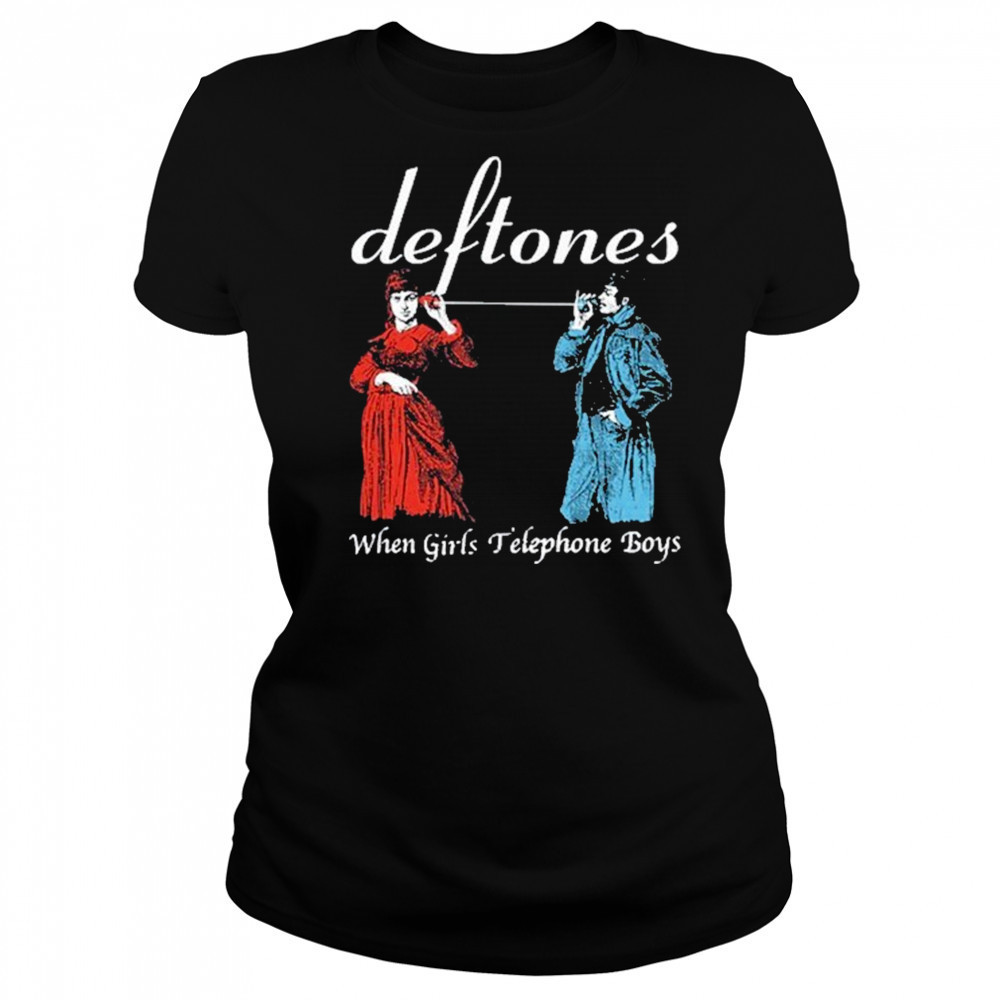 When Girls Telephone Boys Shirt Women's T-shirt