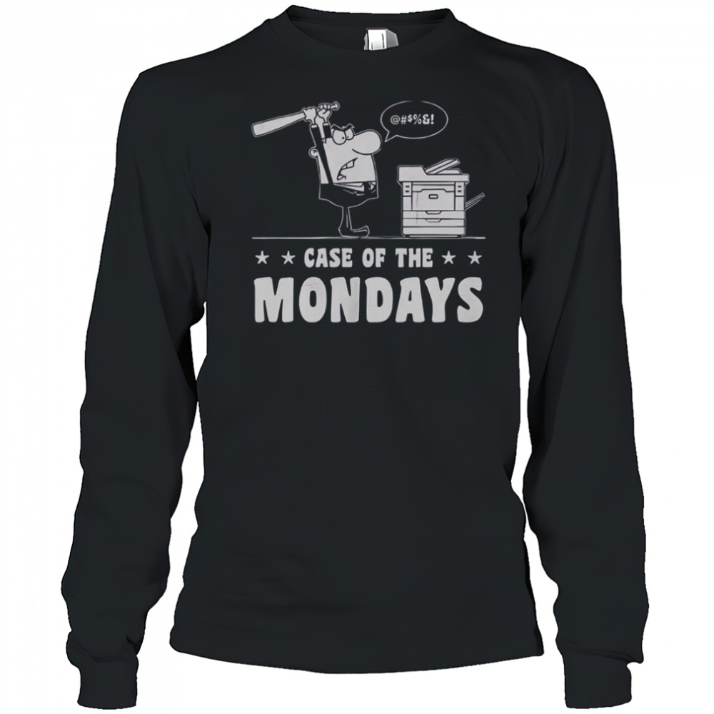 Angry Businessman Case Of The Mondays T-Shirt Long Sleeved