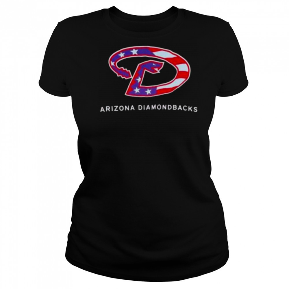 Arizona Diamondbacks USA flag shirt Women's T-shirt