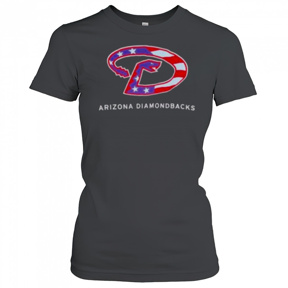 Arizona Diamondbacks USA flag shirt Women's T-shirt