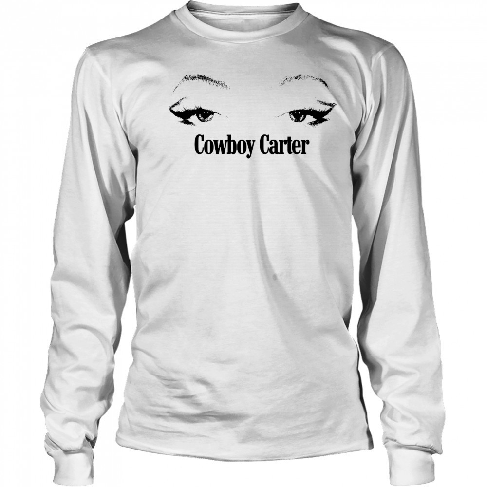 Beyonce Cowboy Carter eyes shirt Long Sleeved