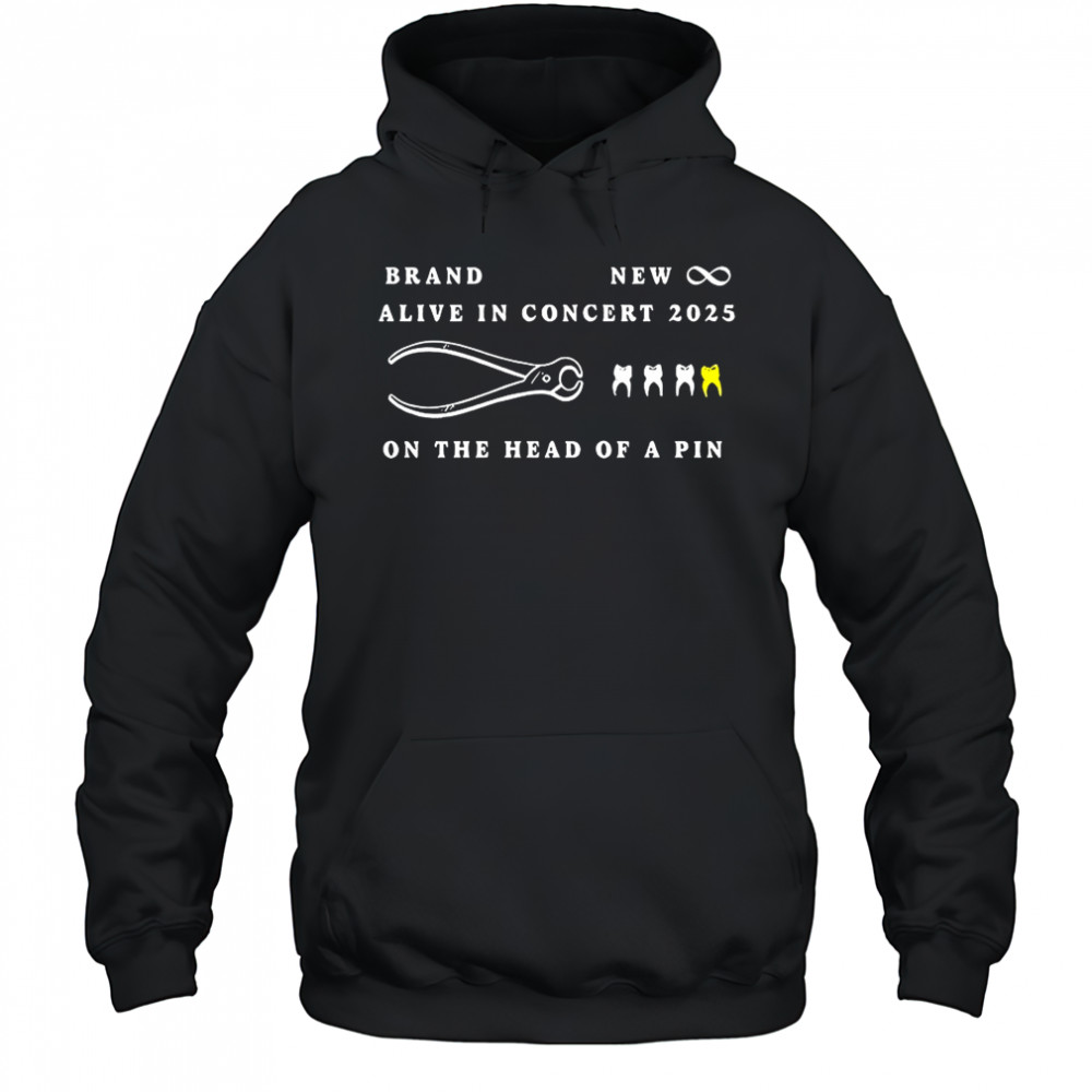 Brand new alive in concert 2025 on the head of a pin shirt Hoodie