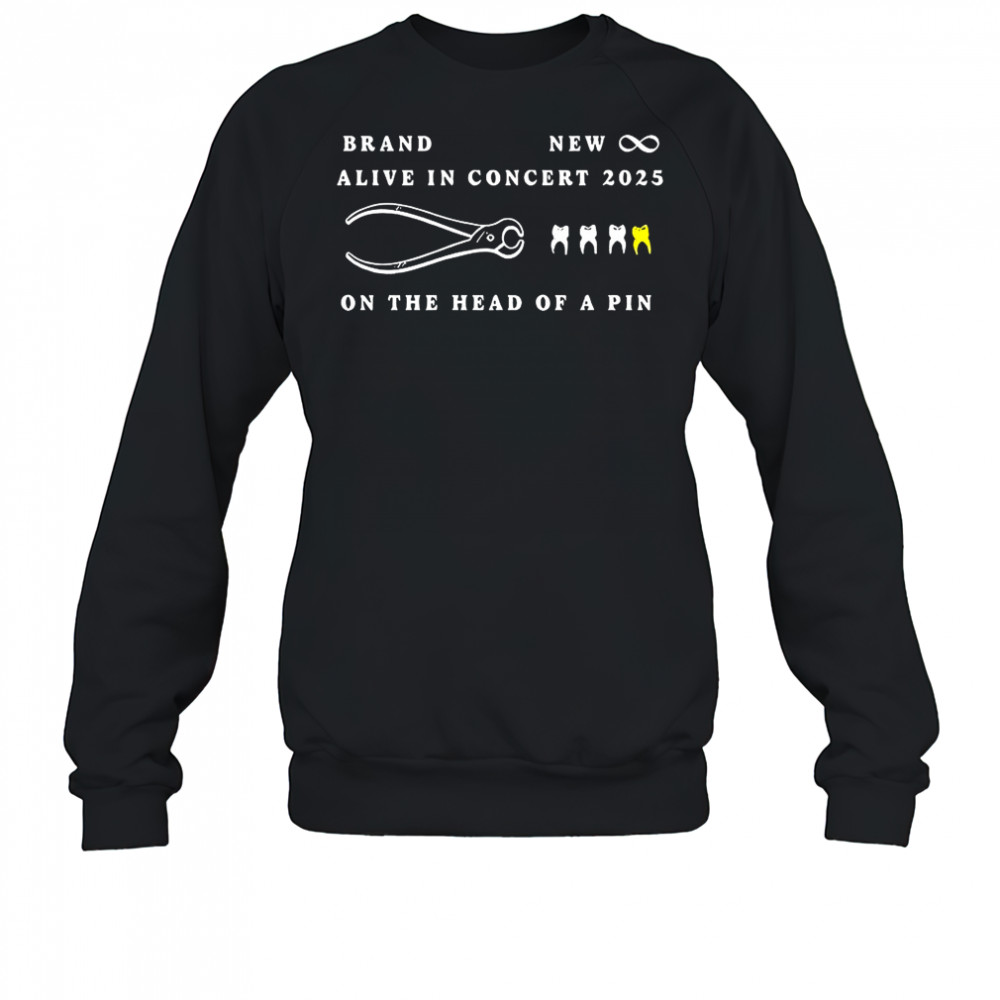 Brand new alive in concert 2025 on the head of a pin shirt Sweatshirt