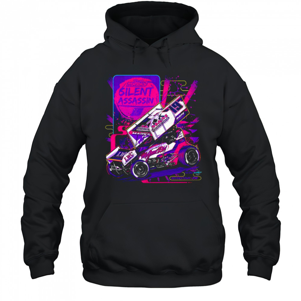 Brent Marks Silent Assassin Sprint Car Racing Tribute shirt Hoodie