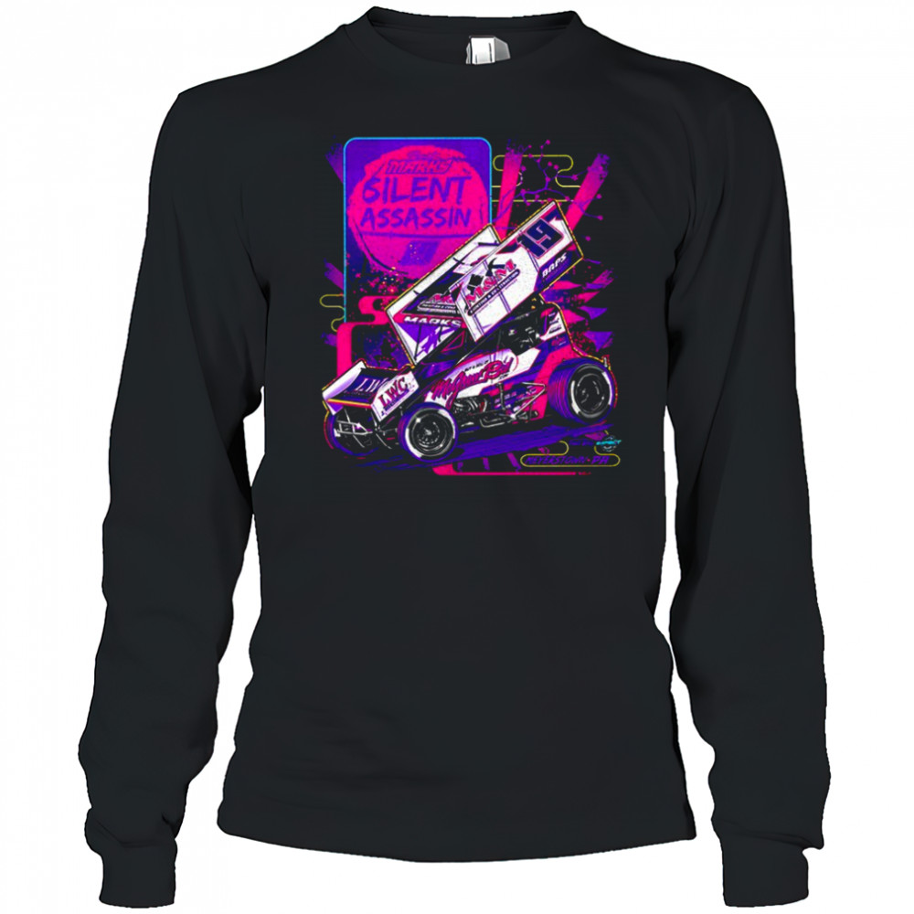 Brent Marks Silent Assassin Sprint Car Racing Tribute shirt Long Sleeved