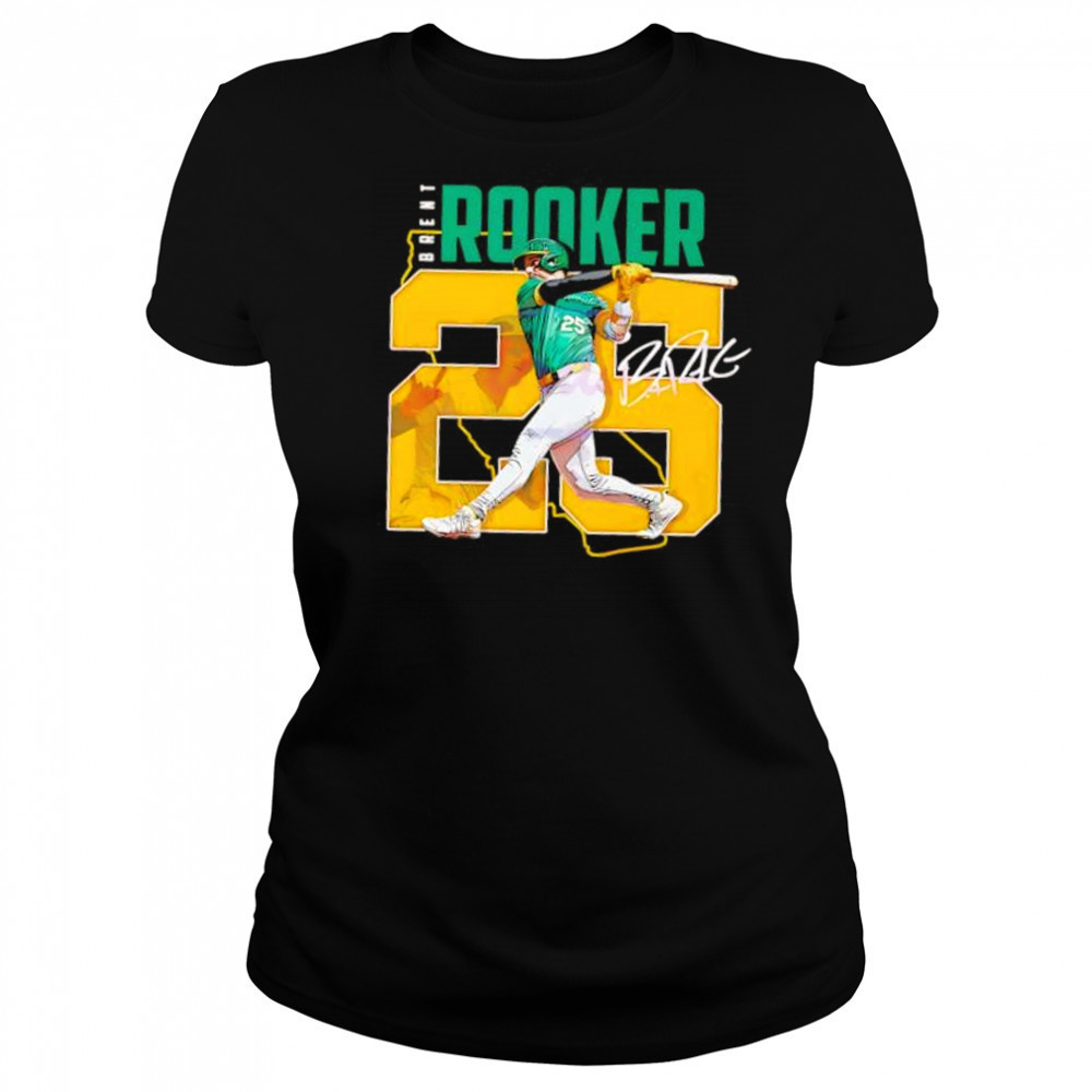 Brent Rooker Sacramento Baseball Player Number Graphic shirt Women's T-shirt