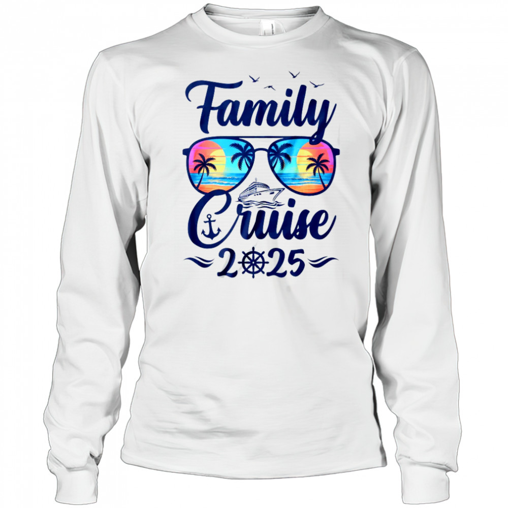 Cruise 2025 Family Vacation Matching Group Trip shirt Long Sleeved