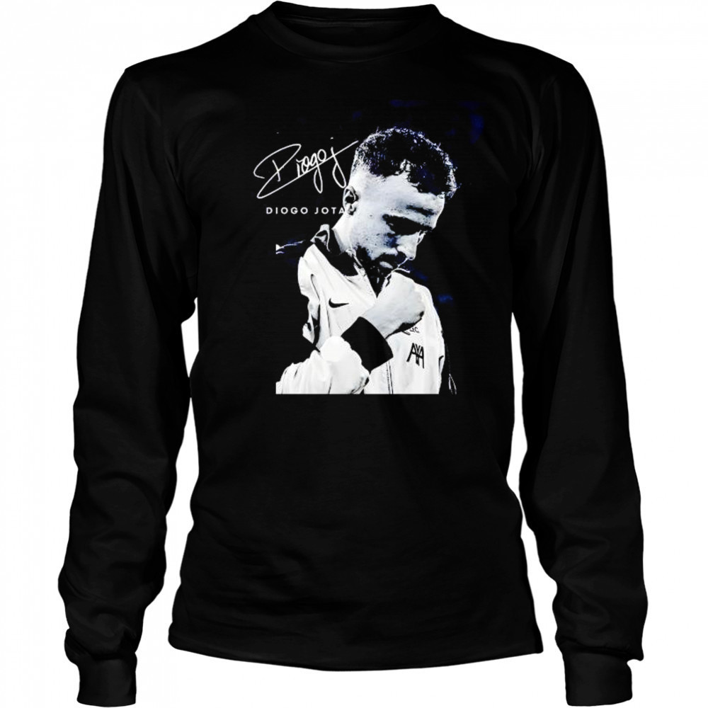 Diogo Jota Signature Unisex T-Shirt Long Sleeved