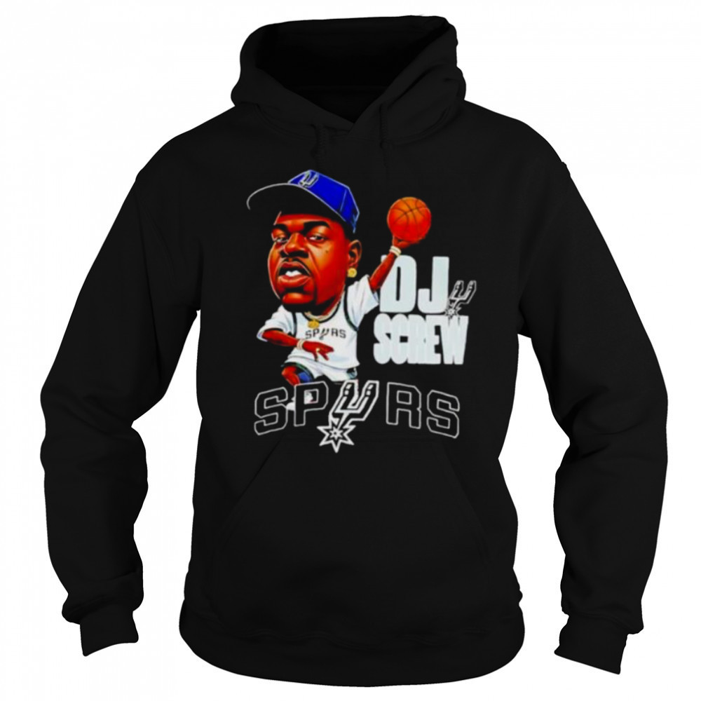 Dj Screw San Antonio Spurs T shirt Sweatshirt